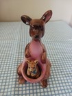 Vintage 1964 Walt Disney Productions Kanga   Roo Salt And Pepper Shakers Disney