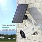 Iegeek Outdoor Solar Battery Security Camera 2k Wireless Wifi Cctv System Alexa