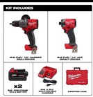 Milwaukee M18 Fuel 18v Lithium-ion Brushless Hammer Drill   Impact Driver Kit