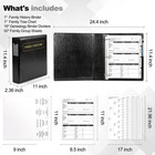 Family History Binder 3 Ring 50 Family Group Sheets 12th Generation 16 Sheets Ge
