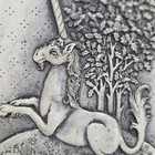 Vintage Unicorn Wall Hanging Plaque Joan S Diamond 1980s Plaster Art Renaissance