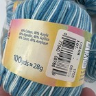 Lot Of Dmc Senso Crochet Cotton Harlequin Variegated Blue 11 Balls