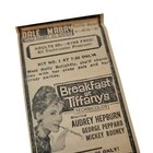 Vtg 1962 Breakfast At Tiffany s Movie Times Drive-in Theater Print Ad Tampa Fl