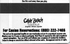 Crystal Palace Casino cable Beach Resort - Nassau  Bahamas - 7b Issue  details 