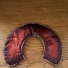 Vintage Women   s Mink Fur Collar With Red Satin Lined Underside