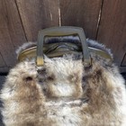 Vintage Ajay Faux Fur Awesome Vinyl Mix Green Richard Milton Bowling Ball Bag