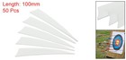 50 Pack Arrows Vanes 4 Inch Arrow Feather Left Wing White For Diy