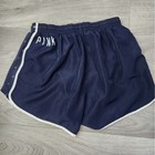 Pink With 5th   Ocean Blue Shorty Shorts Size S New York Yankees Lined Running