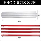 48 x8  Bull Float Aluminum Alloy Magnesium Concrete Float W  4 Handles   Bracket