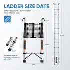 Telescoping Ladder 16 5 Ft   Extension Multi-purpose With Balance