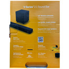 Vizio V-series 2 1 Channel Soundbar With Wireless Compact Subwoofer  V21t-j8