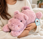 Jellycat Authentic Smudge Hippo 31cm Plush Stuffed Animal Nwt   Free 1-dust Bag