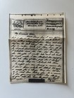 Original Wwii Gi 15th Infantry V Mail Letter From Hospital 1943