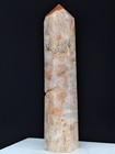 Carnelian Tower Druzy Quartz Crystal Gemstone Large Big Tall Huge Point Chakra