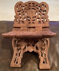 Vintage Carved Wooden Folding Book Holder Bible Display Stand 21ia 