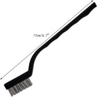 3pc Or 15 Pcs Mini Stainless Steel Wire Brush Set For Cleaning Welding Slag Rust