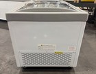 2024 Excellence Hm-23 Two Sliding Glass Door Lid Mobile Ice Cream Freezer