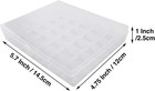 Sewing Machine Bobbin Box 2 Pack 36 Slot Empty Spool Storage Organizer Case