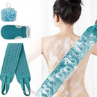 Exfoliating Body Scrubber Set     Back Scrubber  Bath Glove   Loofah Sponge