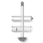 Simplehuman Hanging Shower Caddy Over Shower Head Adjustable Shelves  Medium