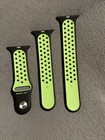 Used Original Apple Watch Nike Sport Band 44mm 45mm 46mm 49mm Black lime Blast