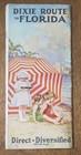Dixie Route To Florida Railroad Travel Brochure With Map 1925-1926 Season
