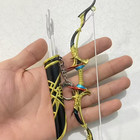 4pcs Set  1 Bow  1 Quiver  2 Arrows  Ancient Mini Bow And Arrow Set  Free Ship 