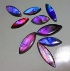 187 Ct Bulk Lot Natural Purple Fire Labradorite Fancy Cabochon Gemstone Sc-165