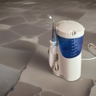 Waterpik Ultra Wp-100w Water Flosser Corded White blue Detachable Tank 10