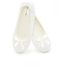 Verre Luxury Bridal Slippers Ivory Soft Memory Foam Size L 8-9 Kick Off Heels
