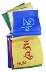 Om Mani Padme Hum Prayer Flags 6 Realms Cotton Tibetan Handmade Small Size