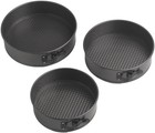 Non-stick Springform Pan Set  Pfas-free  8  9  10 Inch Bakeware For Cakes
