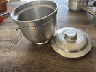 Vintage 1960 s Hammered Aluminum Ice Bucket