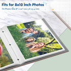 Photo Album For 8x10 Photos - 52 Pockets Premium Vegan Leather Cover Pictures Al