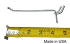  100 Pack  4 Inch All Metal Peg Hooks 1 8 To 1 4  Pegboard  Slatwall  Garage Kit