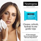 Neutrogena Hydro Boost Cleansing Wipes Makeup Remover  25 Ct