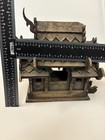 Thai Spirit House Buddhist Temple Sculpture Handcarved Teak Wood -sold As Is