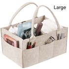 Baby Diaper Caddy Organizer For Changing Table Nursery Storage Bin Basket With