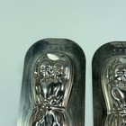 Vtg Vormenfabriek Tilburg Chocolate Mold Set Twins Baby Wrapped Candy Mold 3715