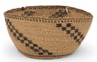 19th Century Salish Basket Northwest Coast Native American Indian Chehalis River