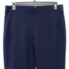 Talbots Plus Navy Blue Everyday Yoga Ankle Zipped Pocket Pants 1x