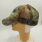 Mossy Oak Camo Cap Hat Signature Stretch Trucker Flex Fitted L-xl Distressed