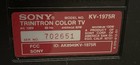 Sony Trinitron 19    Kv-1975r Crt Retro Gaming Tv   Original Owner-includes Remote
