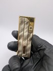 Restored Colibri Touch Sensor Lighter  Gold Tone Moir    New Battery   Seals  Jap