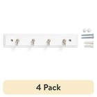 Key Rack Wall Mounted Organizer W  4 Hooks Keys Leashes Towels Home Storage New