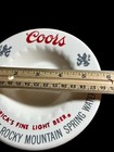 Vintage Beer Cigarette Tobacco 5 3 4  Across  Coors Ceramic Ashtray