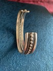 Southwestern Native American Sterling Silver Cuff Bracelet