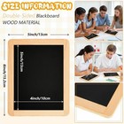 Chinco 12 Pcs Small Slate Chalkboard Mini Chalk Board Frames Mini Board Signs