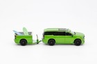 1 64  shadow Pro  Green Cadillac Escalade-v Esv W trailer  nib 