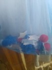 Claire s Girls Ombre Tulle Tutu Skirt Stars Theme Pink white blue Size 5